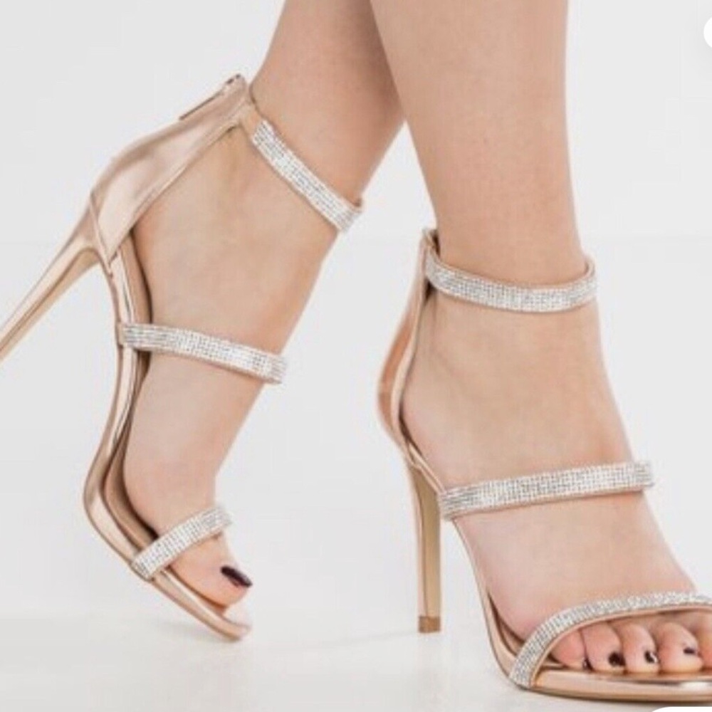 New Steve Madden rose gold heels